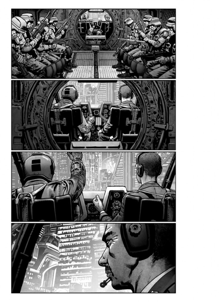 Akira chopper interior Akira chopper interior 744x1024 Veja os storyboards da adaptação de Akira