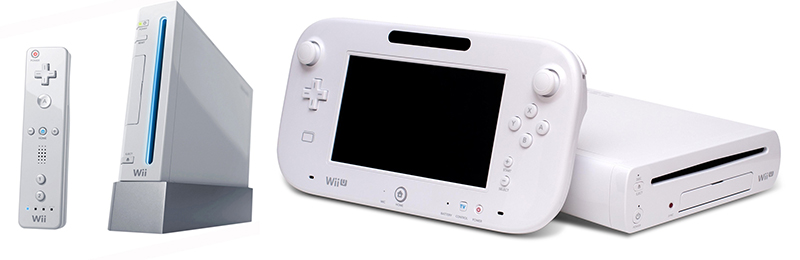 Nintendo Wii e nintendo Wii U